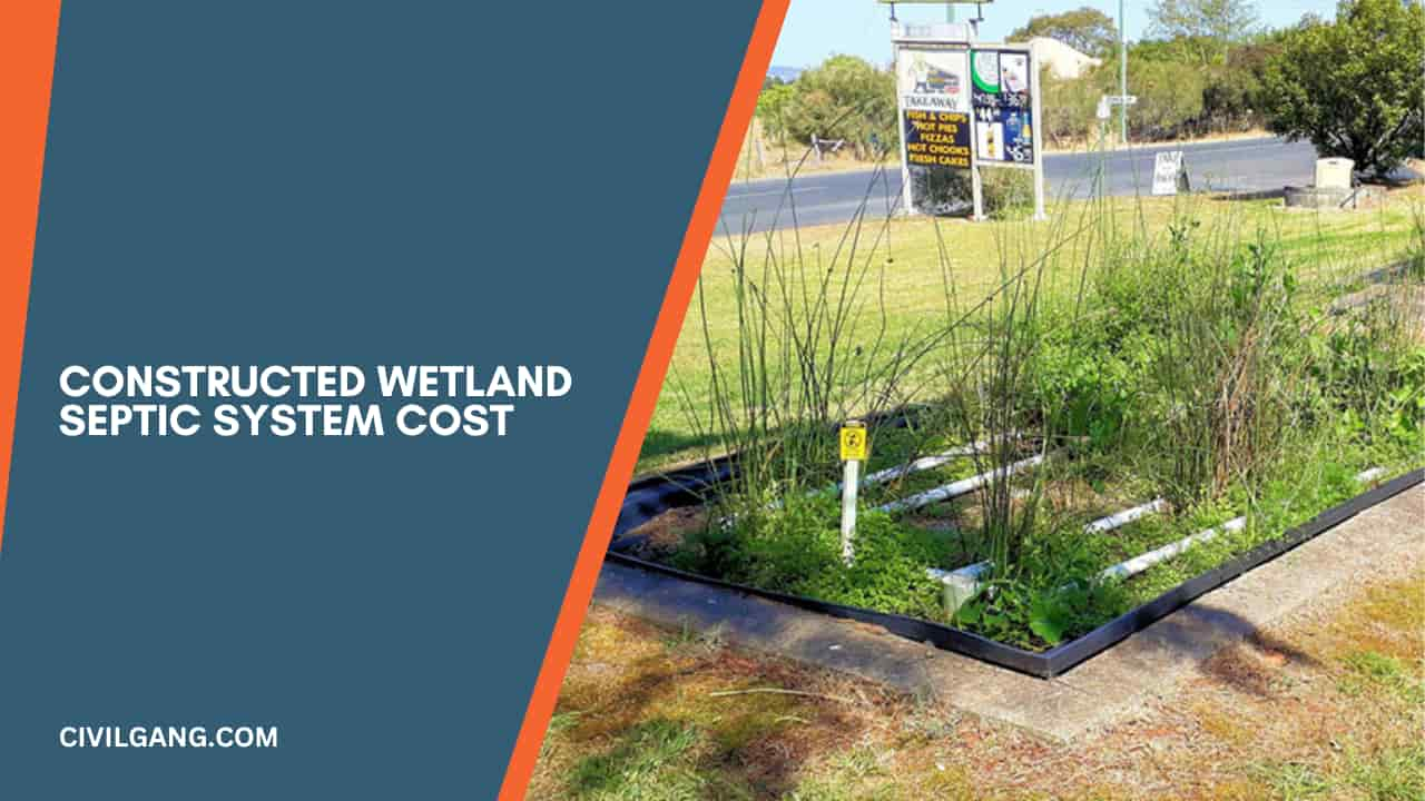 Constructed Wetland Septic System Cost