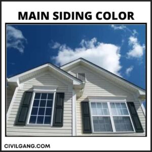 Main Siding Color