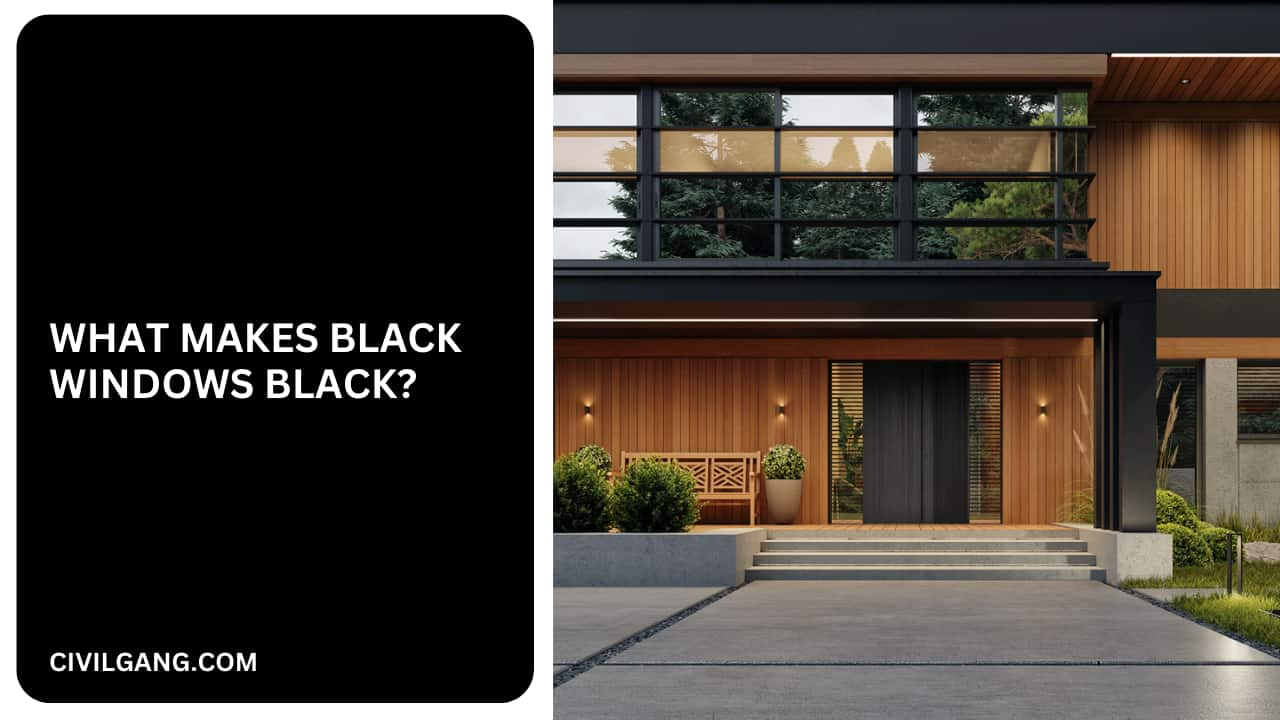 What Makes Black Windows Black?