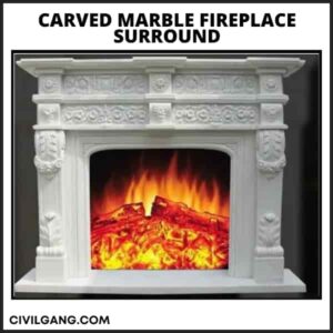 Carved Marble Fireplace Surround