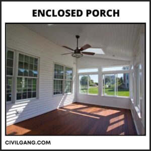 Enclosed Porch