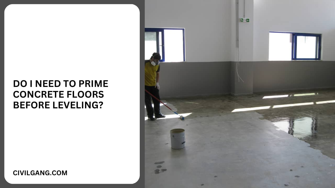 Do I Need to Prime Concrete Floors Before Leveling?