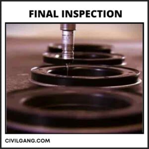 Final Inspection