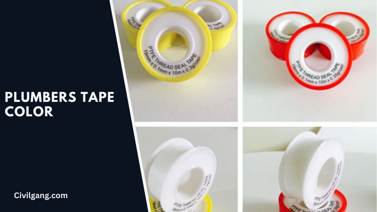 Plumbers Tape Color