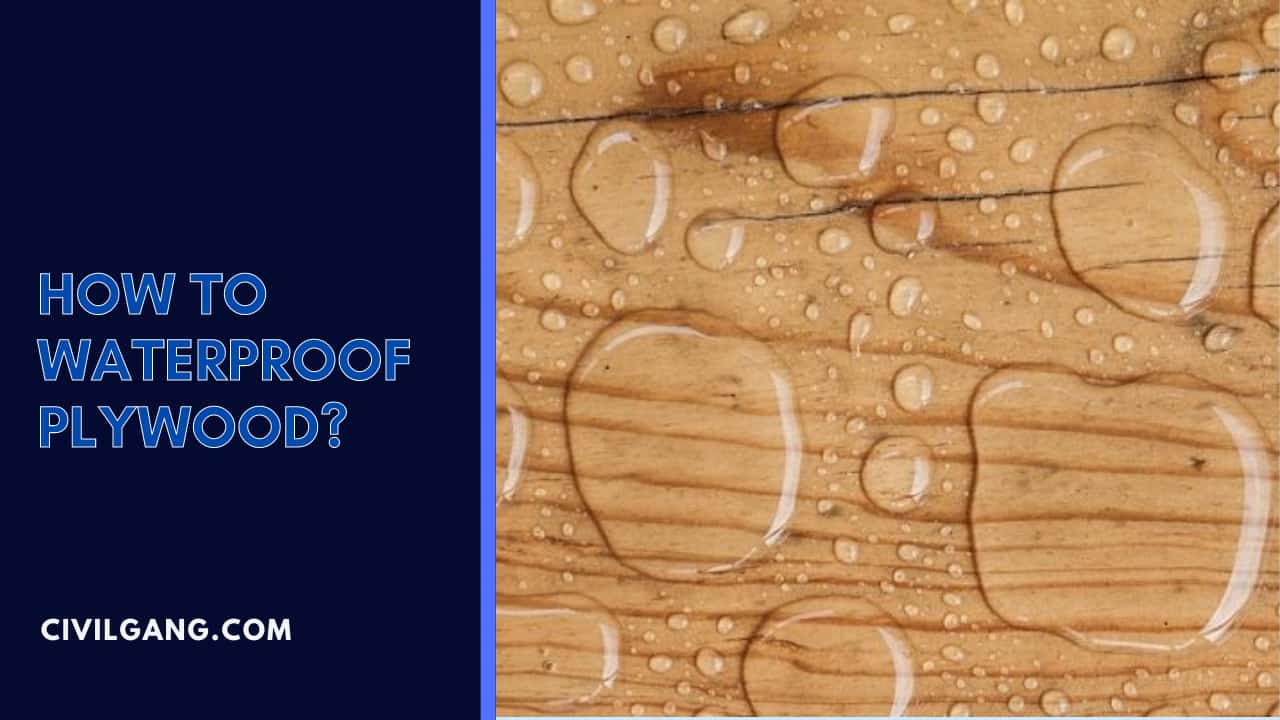 How To Waterproof Plywood?