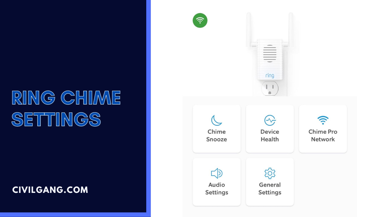 Ring Chime Settings