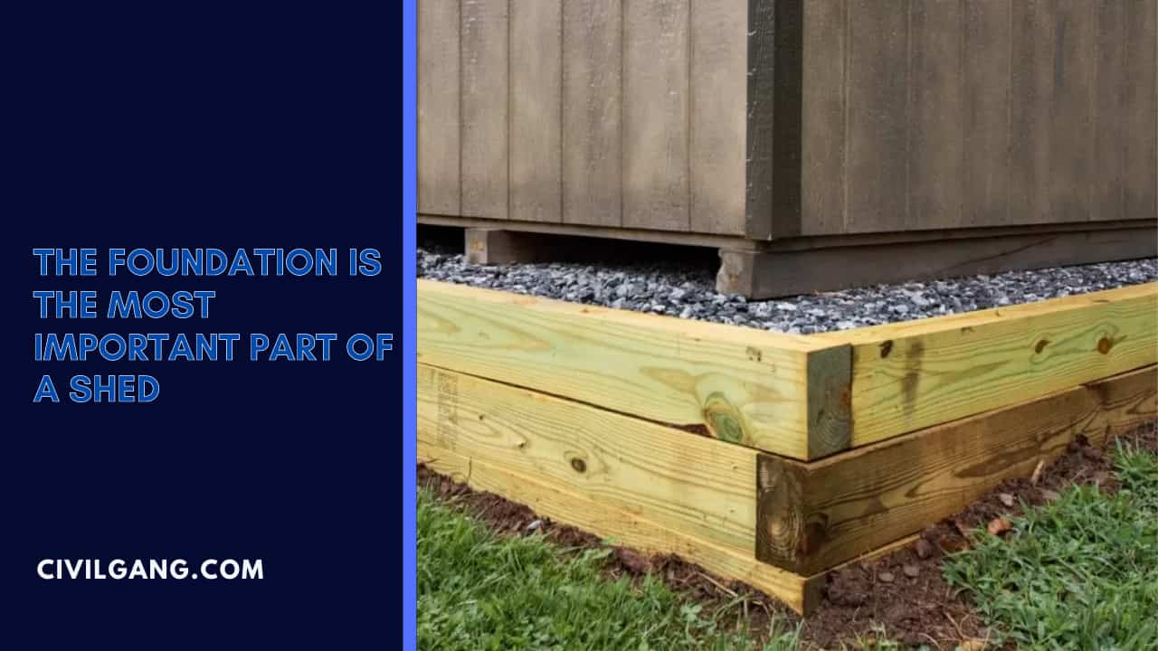 The Foundation Is the Most Important Part of a Shed