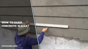 How to Sand Concrete Walls