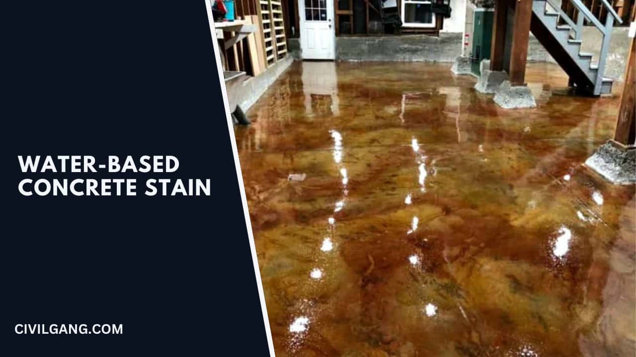 Water-Based Concrete Stain