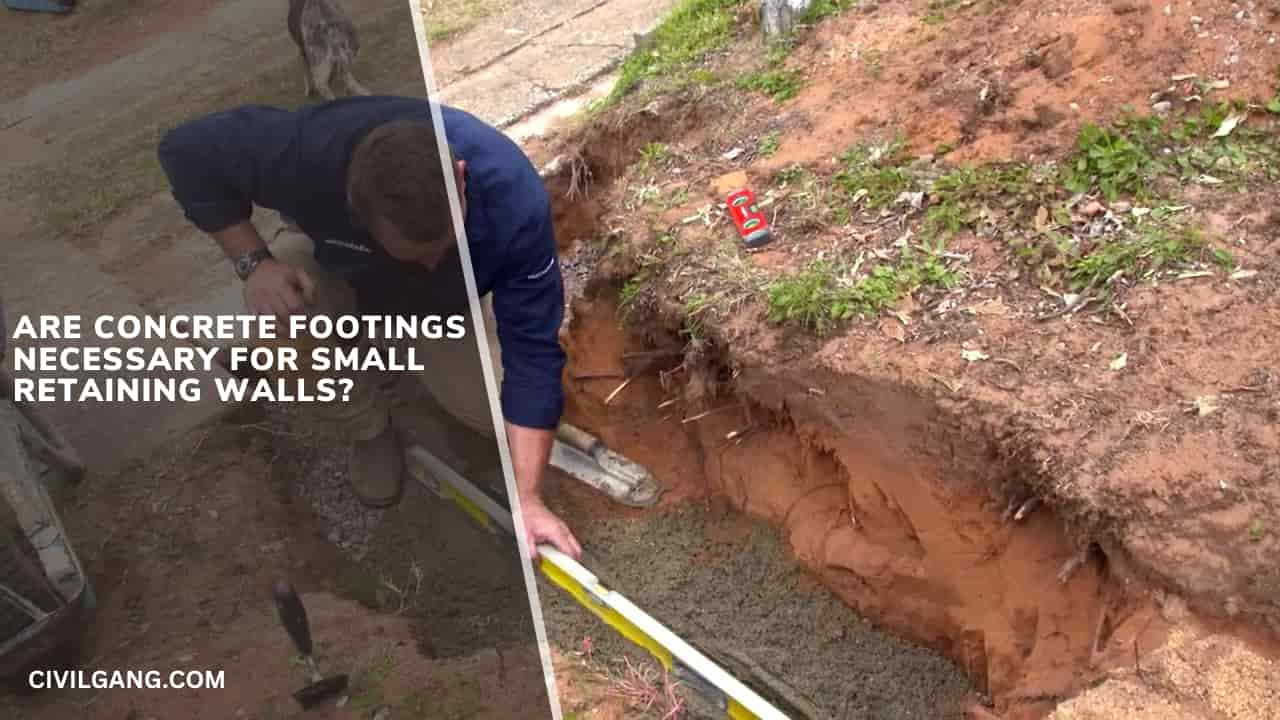 Are Concrete Footings Necessary for Small Retaining Walls?