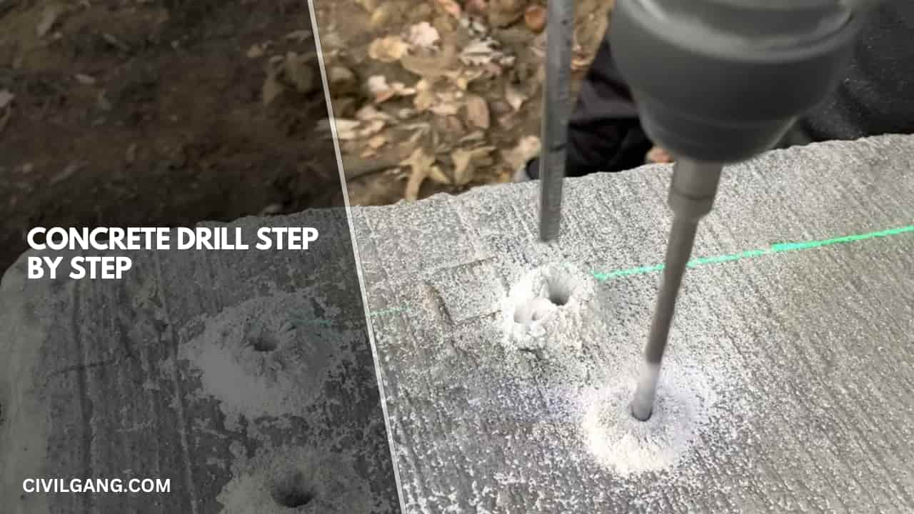 Concrete Drill Step By Step