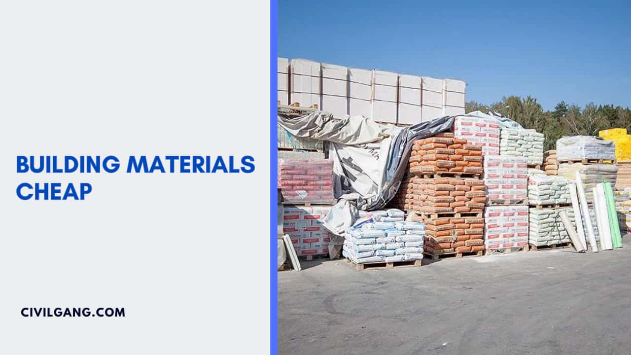 Building Materials Cheap