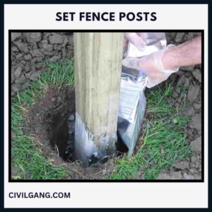 Set Fence Posts