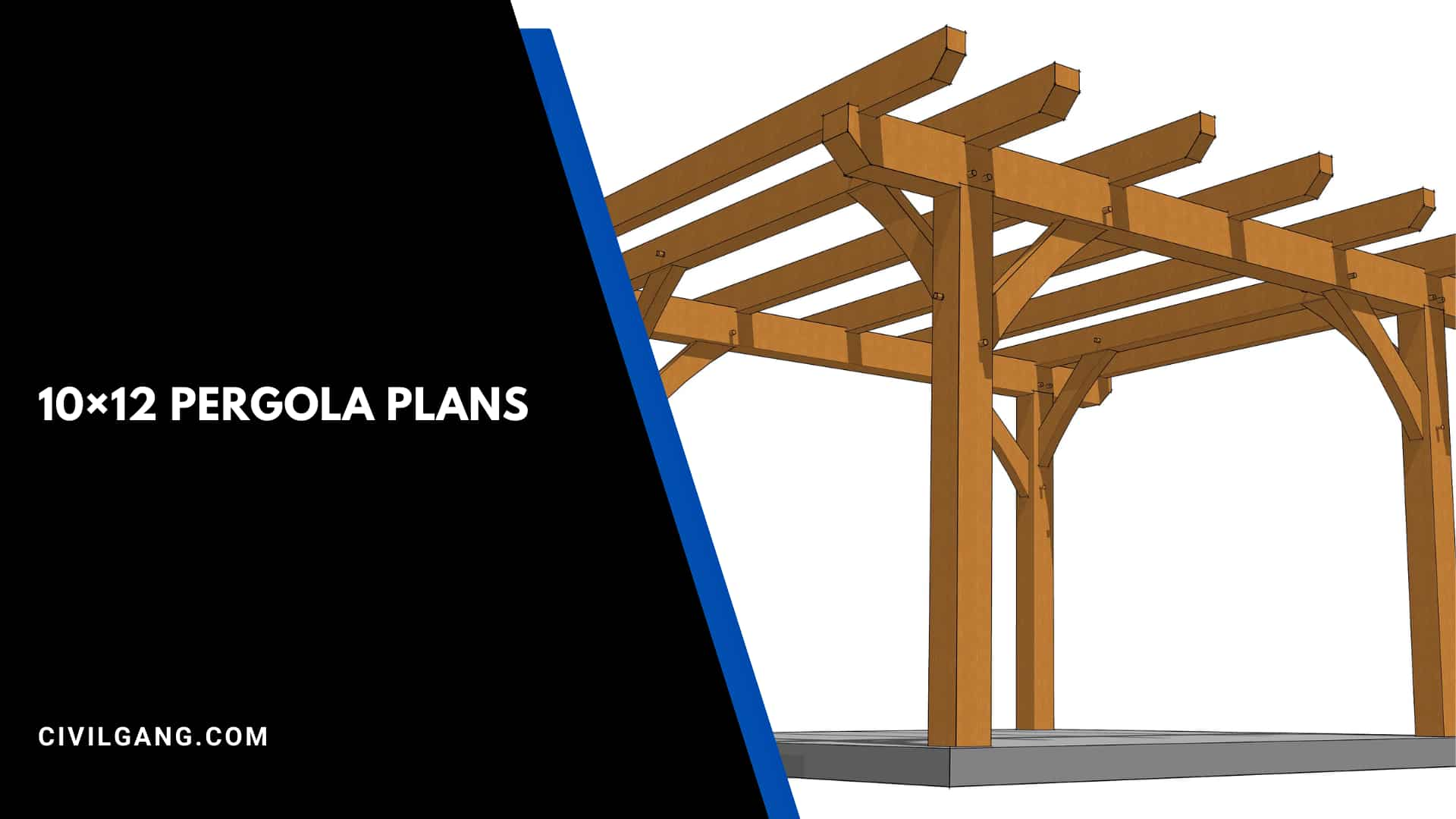 10×12 Pergola Plans