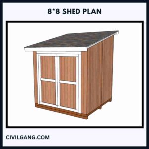 8*8 Shed Plan