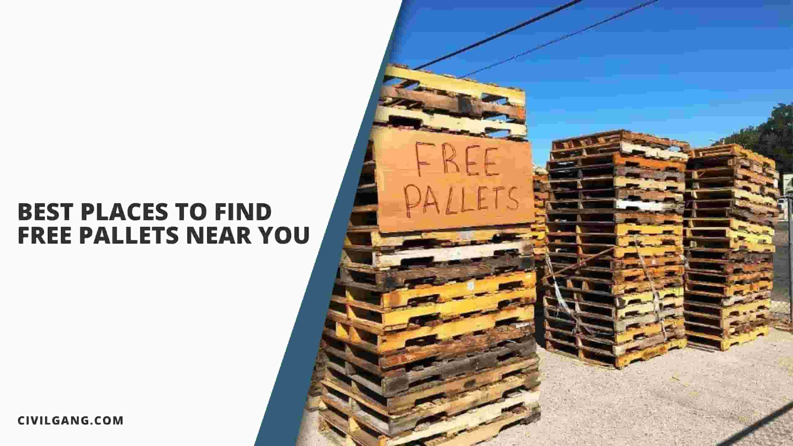 Best Places to Find Free Pallets Near You