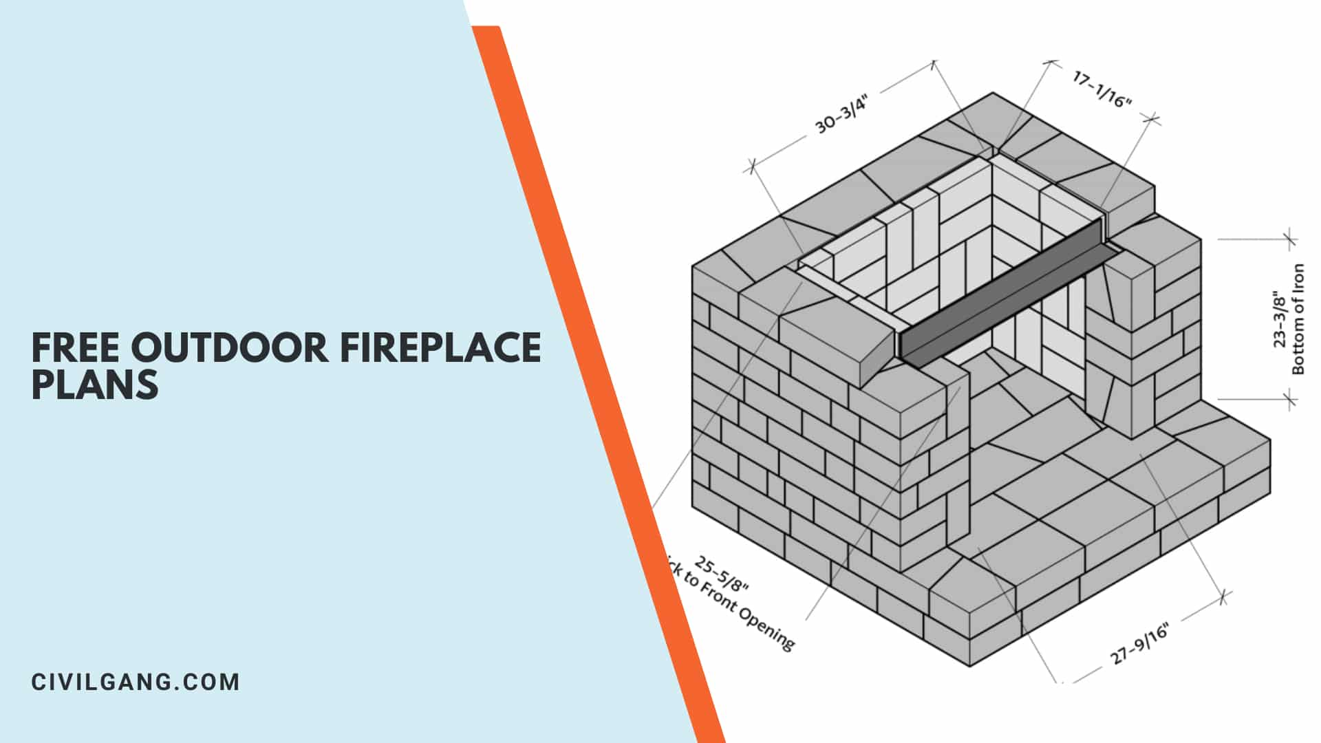 Free Outdoor Fireplace Plans