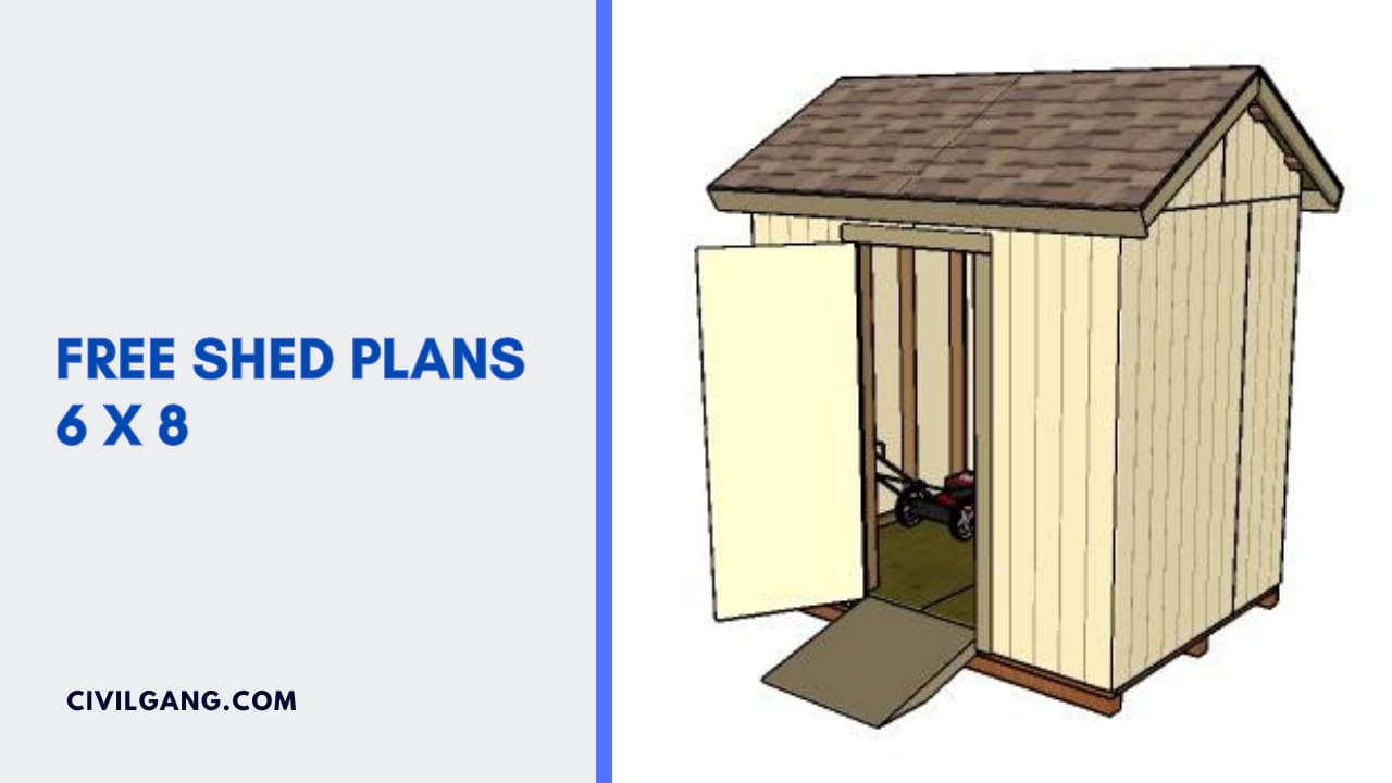 Free Shed Plans 6 X 8