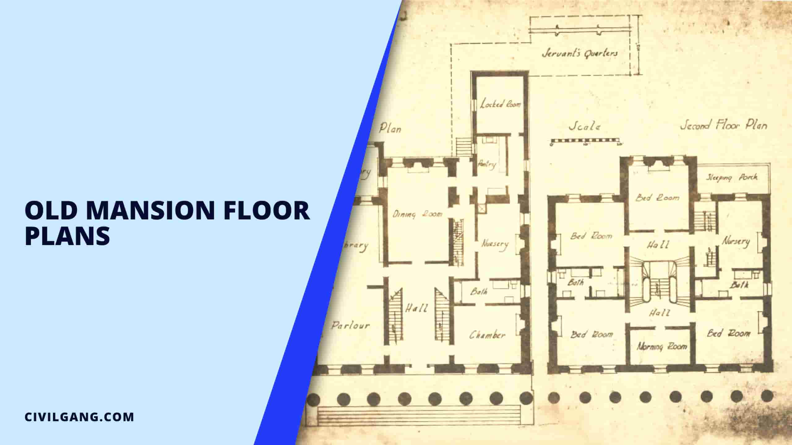 Old Mansion Floor Plans