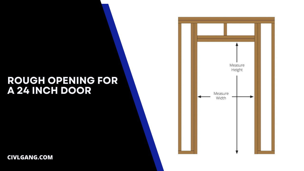 Rough Opening for a 24 Inch Door