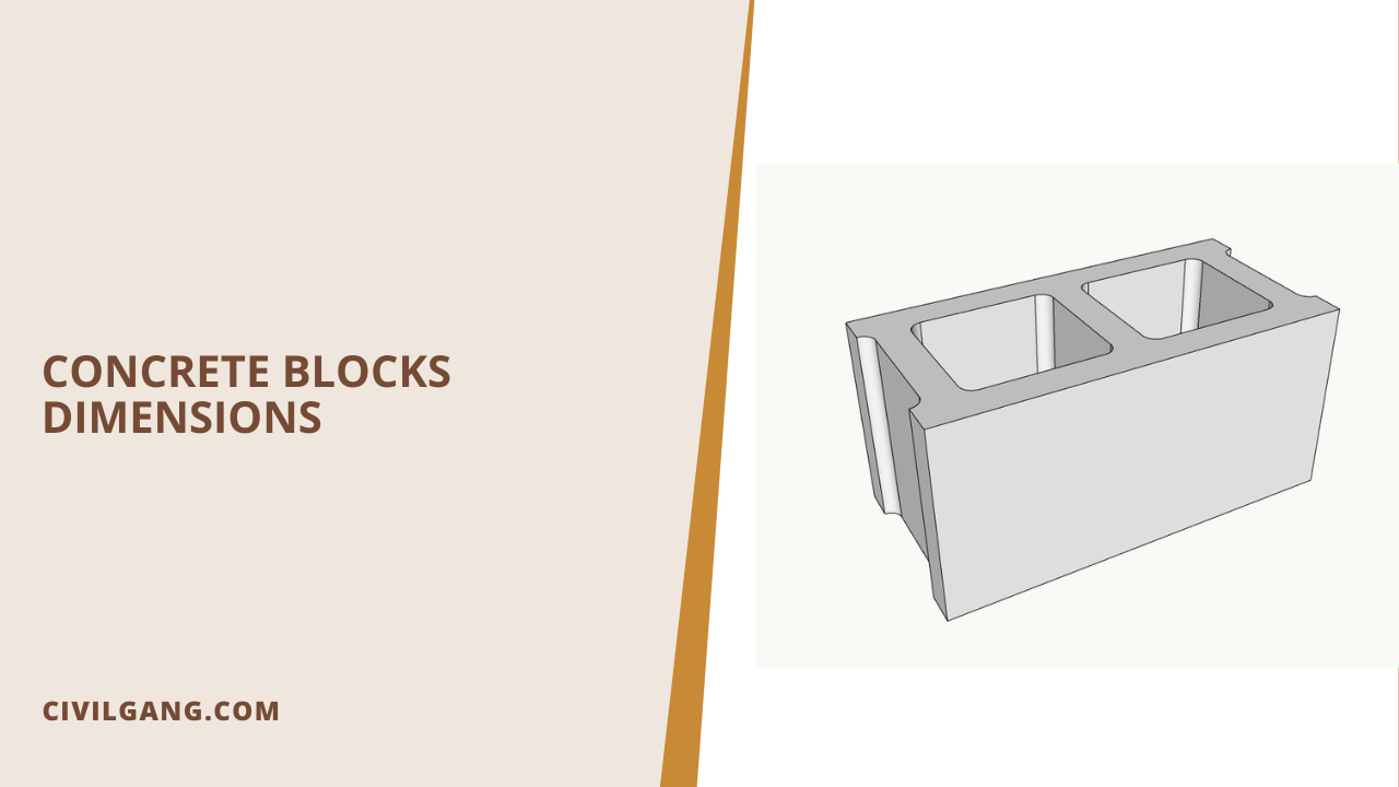 Concrete Blocks Dimensions